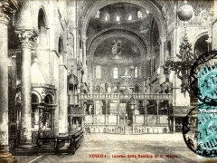 Venezia Interno della Basilica di S Marco