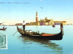 Venezia Isola s Giorgio con gondola