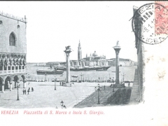 Venezia Piazetta di S Marco e Ilsola S Giorgio