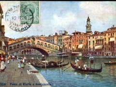 Venezia Ponte di Rialto e fondamenta