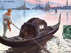 Venezia Una Gondola