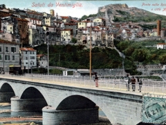 Ventimiglia Ponte sulla Roia e citta Antica
