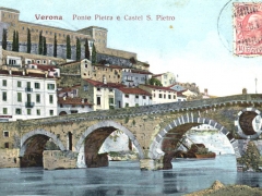 Verona Ponte Pietra e Castel S Pietro
