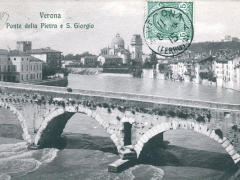Verona Ponte della Pietra e S Giorgio