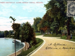 Ottawa Government Driveway along Rideau Canal
