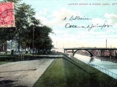 Ottawa Laurier Bridge and Rideau Canal