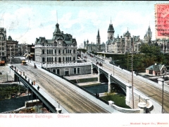 Ottawa Post Office and Parliament Buildings