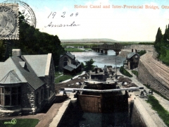 Ottawa Rideau Canal and Inter Provincial Bridge