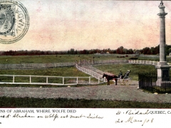Quebec Plains of Abraham where Wolfe died