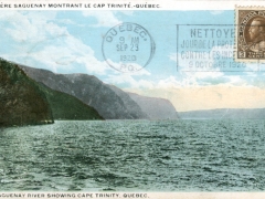Quebec-Riviere-Saguenay-Montrant-le-Cap-Trinite