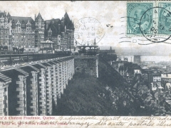 Quebec Terrace and Chateau Frontenac