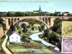 Le pont Adolphe et le Boulevard du Viaduc