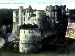 Les ruines du chateau de Beaufort