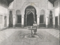 Meknes-Cour-interieure-de-Maison-Marocains