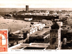 Rabat Panorama vu de la Porte des Oudaias