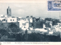 Rabat-Terrasses-des-Oudayas-pendant-une-fete