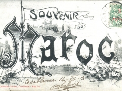 Souvenir-du-Maroc-Mehrbildkarte
