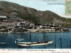 Vue generale et Baie de Monaco