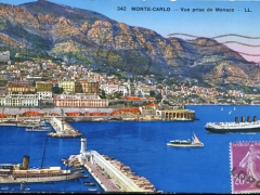 Vue prise de Monaco