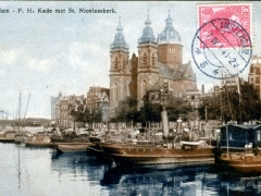 Amsterdam P H Kade met St Nicolaaskerk