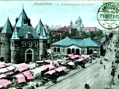 Amsterdam St Anthonieswaag en Vischmarkt
