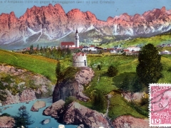 Cortina d' Ampezzo gegen Pamagagnon und Cristalin