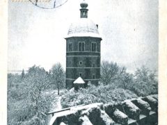 Graz im Schnee Glockenturm Lisl am Schlossberg