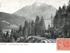 Innsbruck Stubaithalbahn mit Serles
