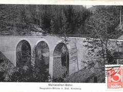 Mariazeller Bahn Saugraben-Brücke b Stat Annaberg
