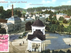 Marienbad Kursaal und Neubad Ferdinandsbrunnen