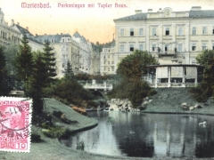 Marienbad Parkanlagen mit Tepler Haus