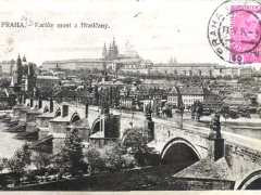 Praha Karluv most a Hradcany