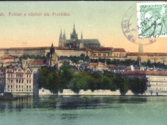 Praha Pohled s nabrezi cis Frantiska