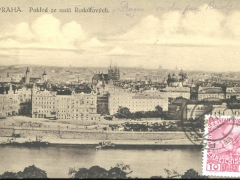 Praha Pohled ze sadu Rudolfovych