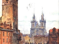 Praha Staromestska radnice a Tynsky chram