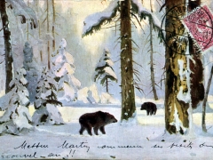 Winterwald Künstlerkarte