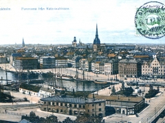 Stockholm Panorama fran Katarinahissen