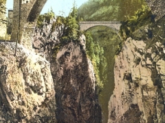 Albulabahn alte und neue Solisbrücke