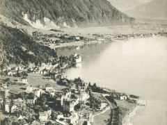 Baie de Chillon et la Dent due Midi prise de Glion