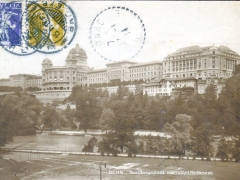 Bern Bundespalast mit Hotel Bellevue