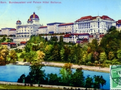 Bern Bundespalast und Hotel Bellevue