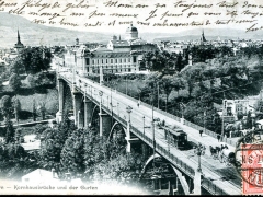 Bern Kornhausbrücke und der Gurten