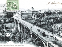 Bern Kornhausbrücke und der Gurten
