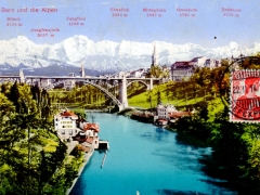 Bern und die Alpen