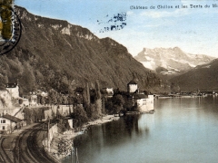 Chateau de Chillon et les Dents du Midi