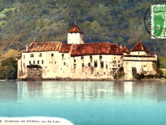 Chateau de Chillon vu du Lac