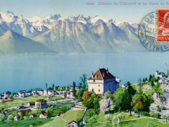 Chateau du Chatelard et les Alpes de Savoie