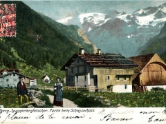 Engelberg Spannörtergletscher Partie beim Schwyzerhüsli