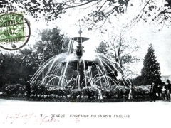 Geneve Fontaine du Jardin Anglais