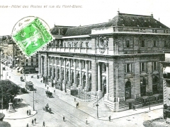 Geneve Hotel des Postes et Rue du Mont Blanc